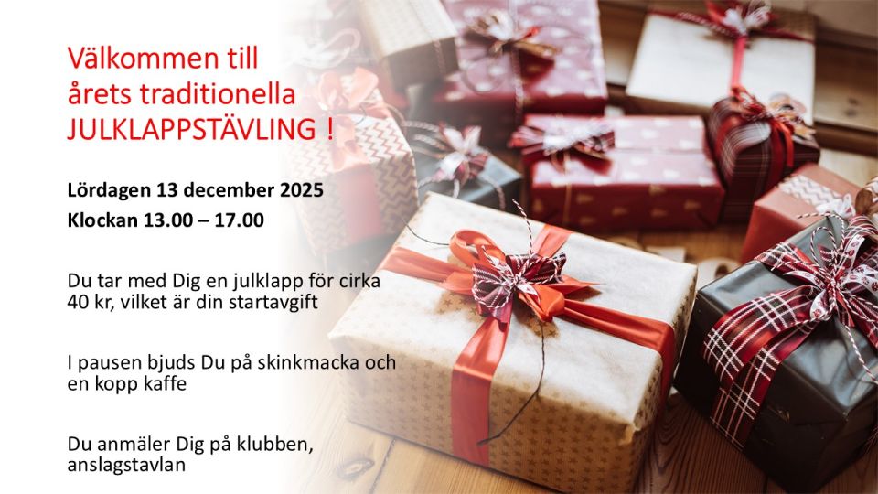 Julklappstävling