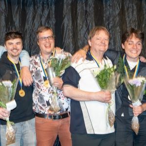 Chairman's Cup-mästare 2025: Thomas Karlsson, Tobias Bern, Johan Karlsson, Morgan Svensson, Ivar Lichtenstein och Johannes Matsson