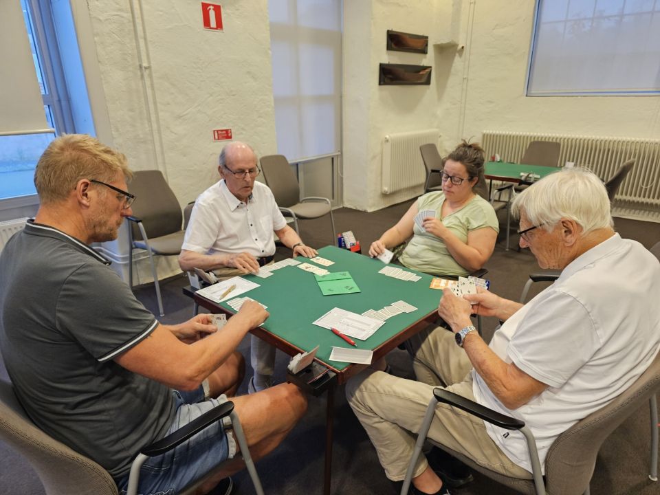 Spel i första halvlek.