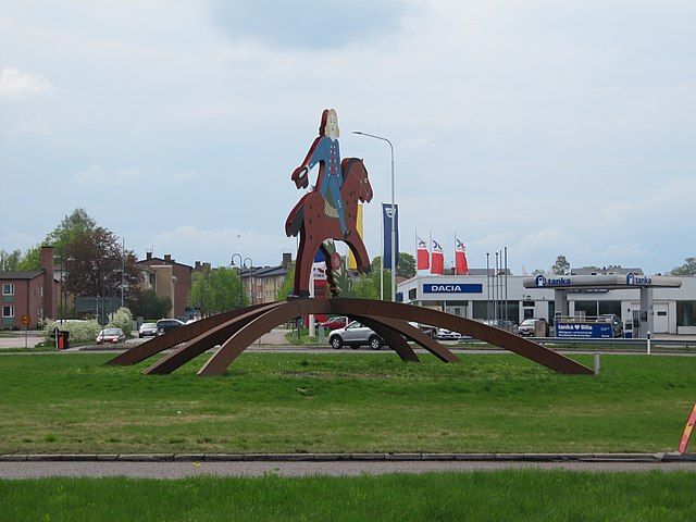 Gusarvsrondellen, Hedemora