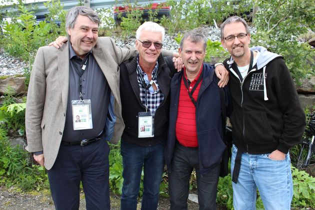 Kent Karlsson, Kalle Aldeborg, Leif Trapp och Gunnar Elmroth 