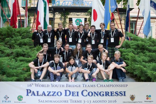 Juniorlandslagstruppen senast det begav sig i Italien