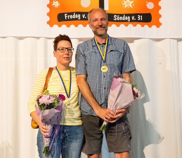 1:a...Lena och Leif Johansson