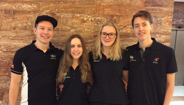 Mikael Grönkvist, Sanna Clementsson, Ida Grönkvist och Simon Ekenberg