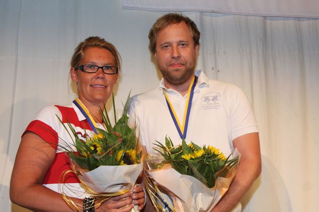 2:a ... Anna Hult och Richard Olofsson, Gävle BK