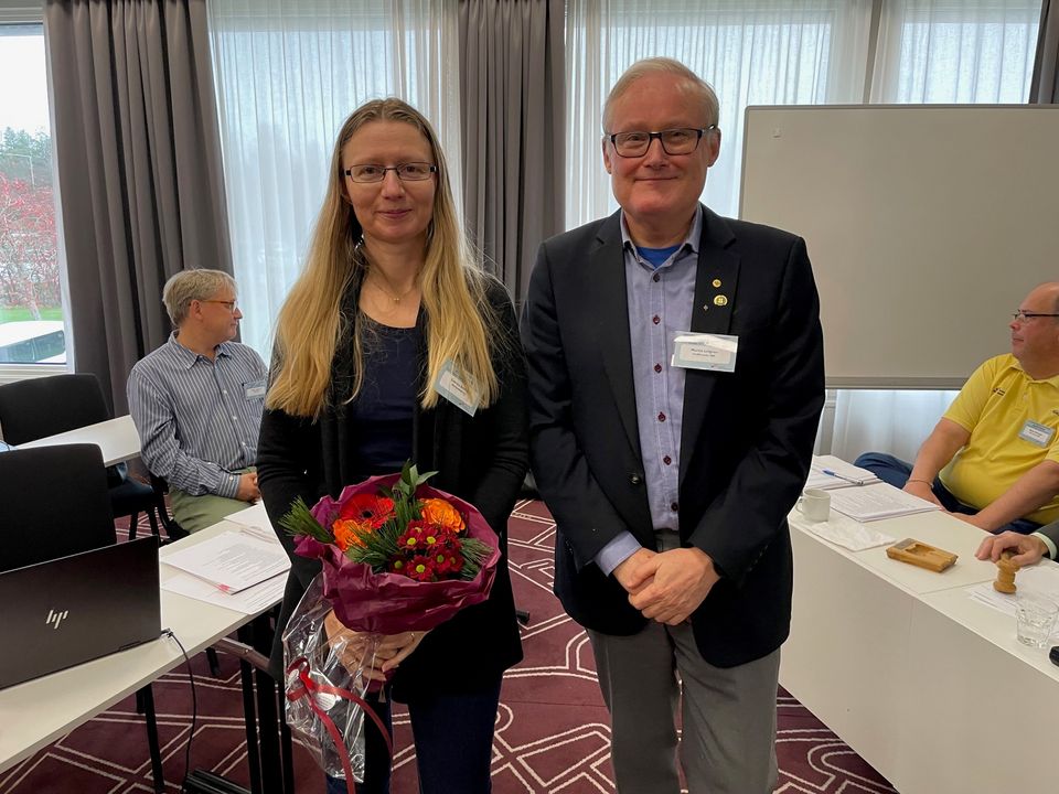 Kathrine Bertheau och Martin Löfgren