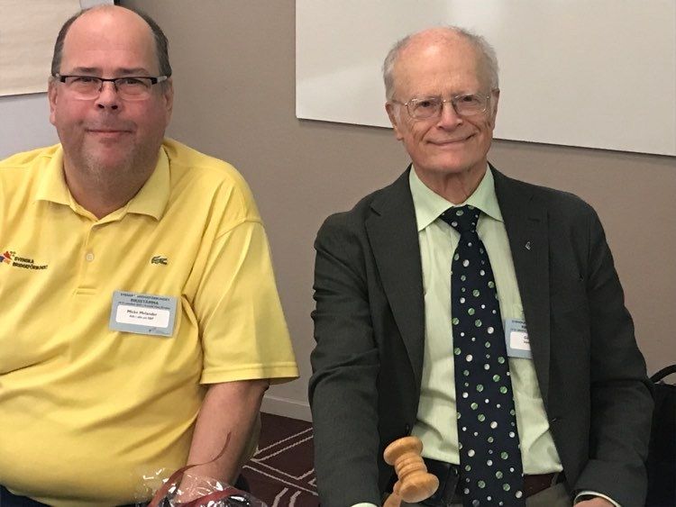 Micke Melander och Gösta Frödin