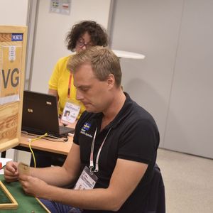 Fredrik Nyström "in action" Fredrik Nyström "in action"